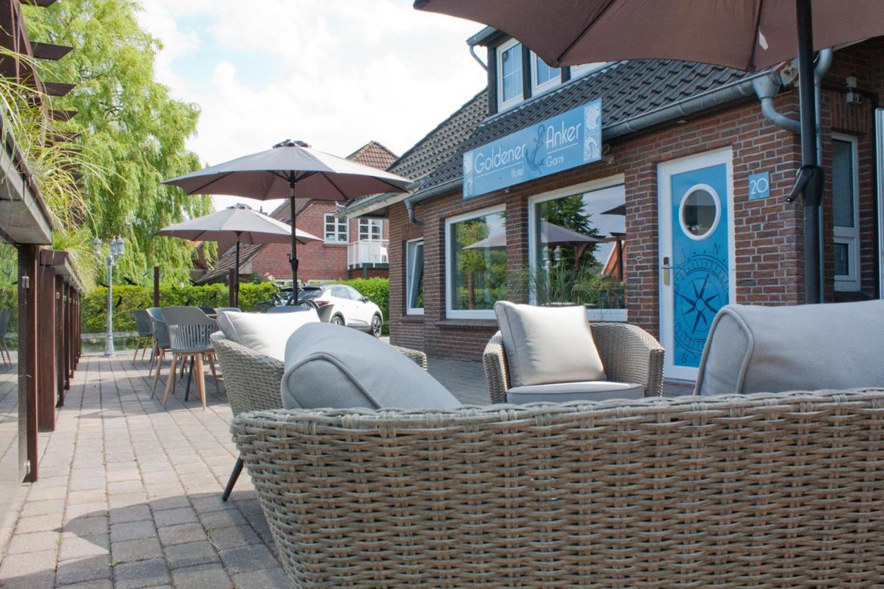 Hotel Garni Goldener Anker Greetsiel Extérieur photo